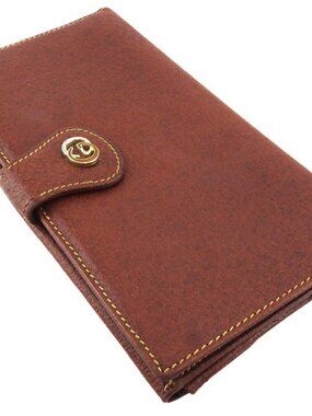 GUCCI Purse Brown Silver Gold Women Authentic secondhand